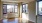 a room with a large window